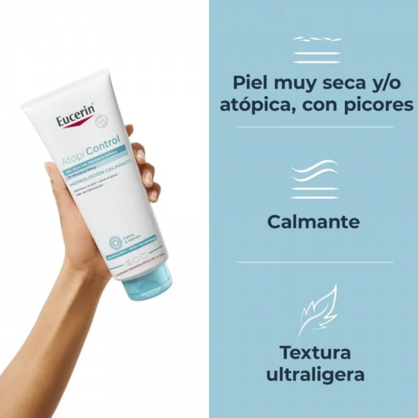 AtopiControl Hidraloción Calmante, 400 ml. - Eucerin