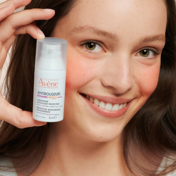 Rosamed Antirougeurs Concentrado Hidratante Protector SPF 50+, 30 ml. - Avène