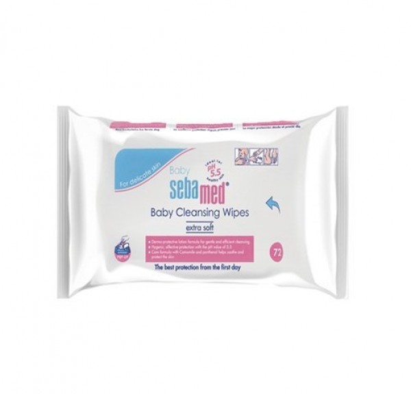 Baby Sebamed Toallitas Limpiadoras, 72 Uds.- Sebamed