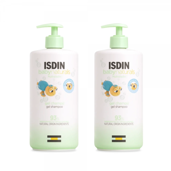Baby Naturals Gel Champú, 750 ml. + 750 ml. con 40% de descuento - Isdin