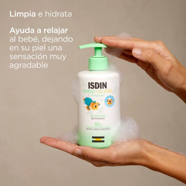 Baby Naturals Gel Champú, 400 ml. - Isdin