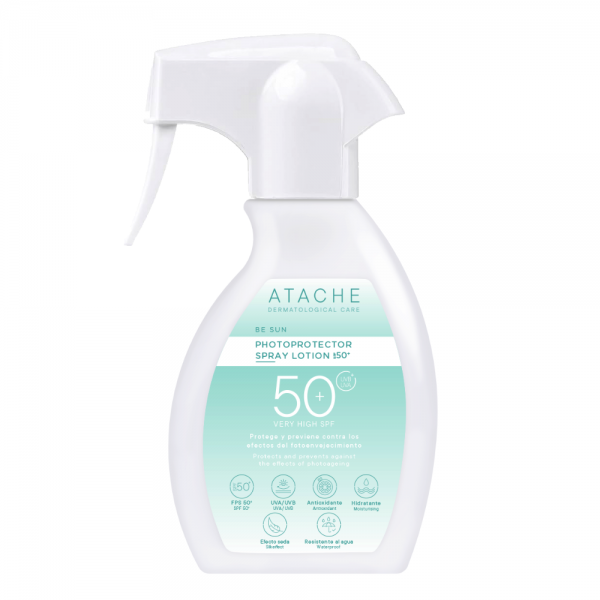 Be Sun Fotoprotector Spray Locion SPF 50+, 200 ml. - Atache 