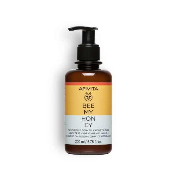 Bee My Honey Leche Corporal Hidratante con Miel y Aloe, 200 ml. - Apivita