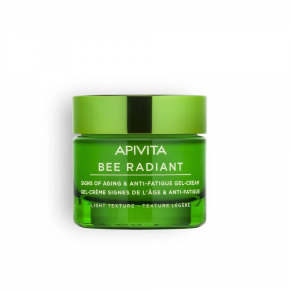 Bee Radiant Gel-crema Signos de la Edad & Antifatiga Textura Ligera, 50 ml. - Apivita