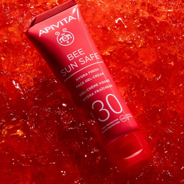 Bee Sun Safe Hydra Fresh Gel-Crema SPF30, 50 ml. - Apivita