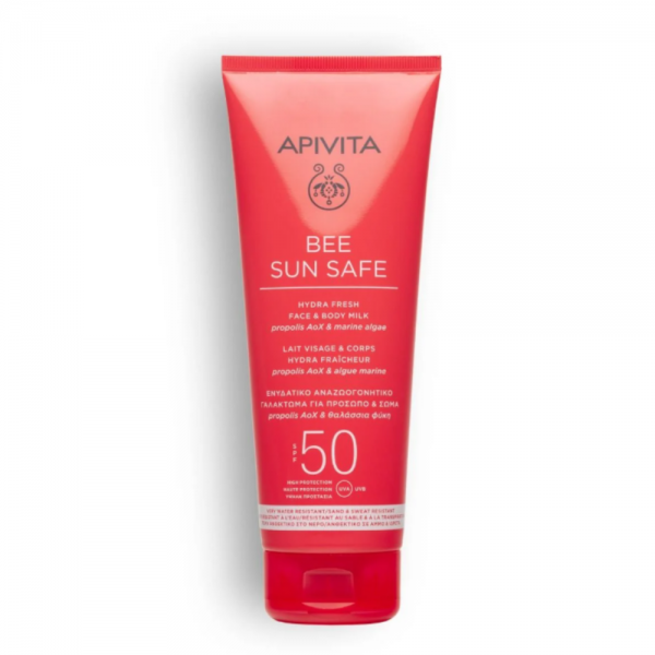 Bee Sun Safe Hydra Fresh Leche Corporal SPF50, 200 ml. - Apivita