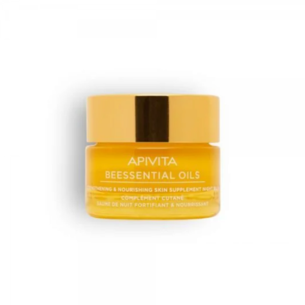 Beessential Oils Bálsamo de Noche Refuerza & Nutre, 15 ml. - Apivita