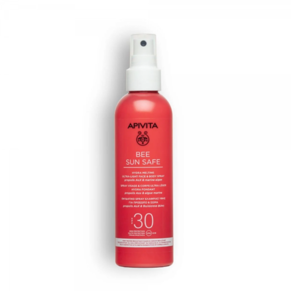 Bee Sun Safe Hydra Melting Spray Ultraligero SPF30, 200 ml. - Apivita