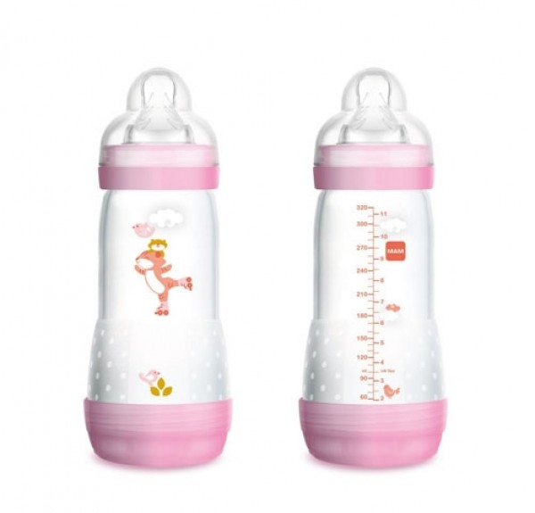 Biberón Easy Start Anti-Colic, Niña, 1 ud, 320 ml. - MAM