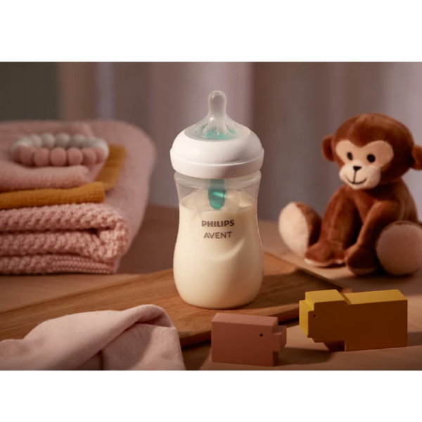 Biberón Natural Response Airfree 260ml, Tetina T3, 1m+. - Philips Avent