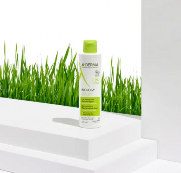 Biology Leche Desmaquillante Hidralimpiadora, 400 ml.- Aderma