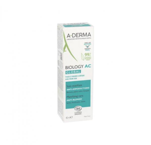 Biology Ac Global Cuidado Anti-imperfecciones, 40 ml. - A-Derma