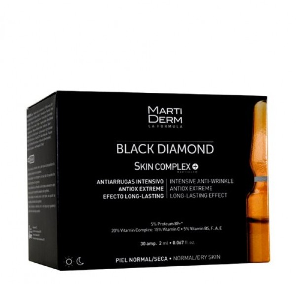 Black Diamond Skin Complex, 30 Ampollas - Martiderm
