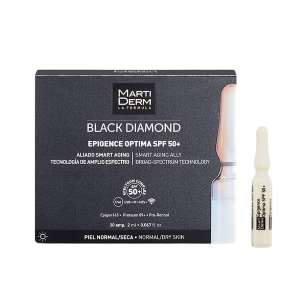 Black Diamond Epigence Optima SPF 50+, 30 amps x 2 ml. - Martiderm