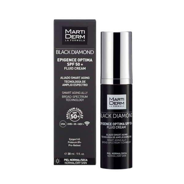 Black Diamond Epigence Optima SPF 50+ Fluid Cream, 30 ml. - Martiderm
