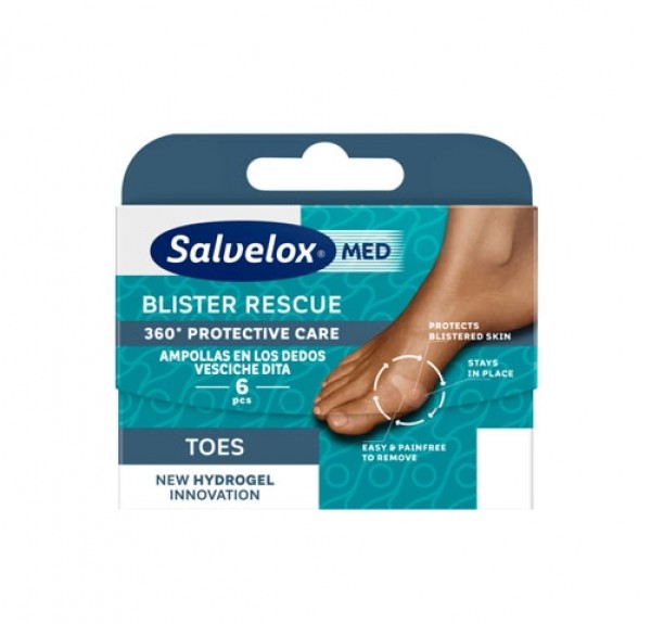 Blister Rescue Toes Ampollas Dedos, 6 ud. - Orkla
