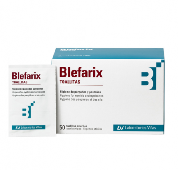 Blefarix Toallitas Estériles, 50 ud. - Laboratorios Viñas 