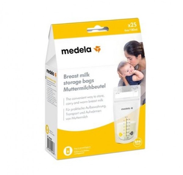 Bolsa Leche Materna, 25 Unidades. - Medela