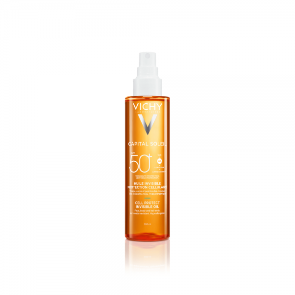Capital Soleil Aceite Cell Protect SPF50+, 200 ml. - Vichy