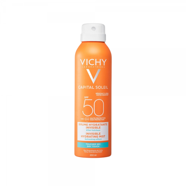 Capital Soleil Bruma Protectora Toque Seco SPF50, 200 ml. - Vichy 