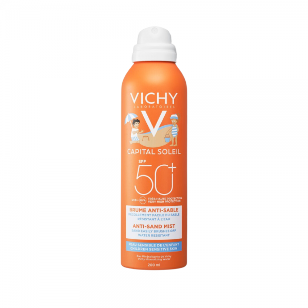 Capital Soleil Bruma Solar Antiarena Niños SPF50+, 200 ml. - Vichy