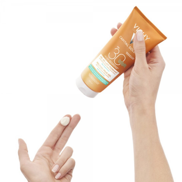 Capital Soleil Gel Leche Wet Skin SPF30, 200 ml. - Vichy 