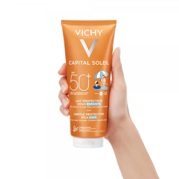 Capital Soleil Leche Protectora Niños SPF50+, 300 ml. - Vichy 