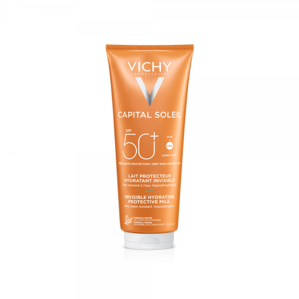 Capital Soleil Leche Familiar Hidratante SPF50+, 300 ml. - Vichy 