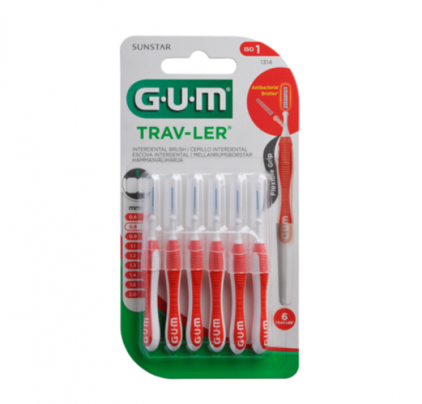 G.U.M Cepillo interdental TRAV-LER® 1.6 mm, 6 ud.- Sunstar
