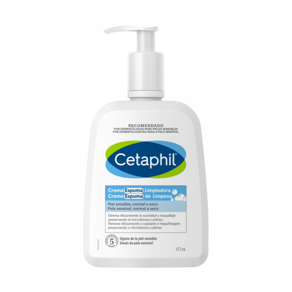 Cetaphil  Crema Espuma Limpiadora, 473 ml. - Galderma