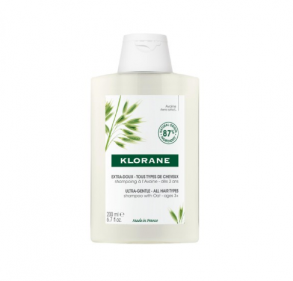 Champú a la Avena, 200 ml. - Klorane 