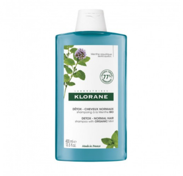 Champú a la Menta BIO, 400 ml. - Klorane