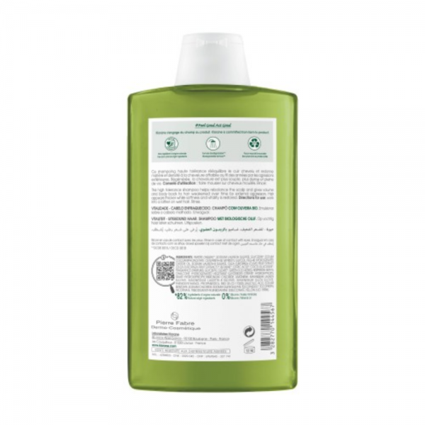 Champú al Oliva BIO, 400 ml. - Klorane