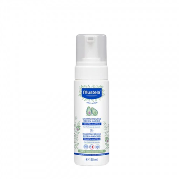 Champú mousse Recién Nacido, 150 ml. - Mustela