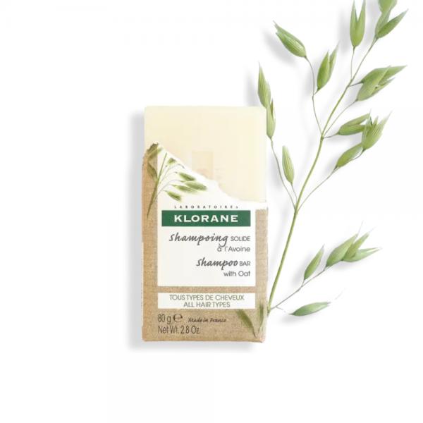 Champú Sólido a la Avena, 80 g. - Klorane
