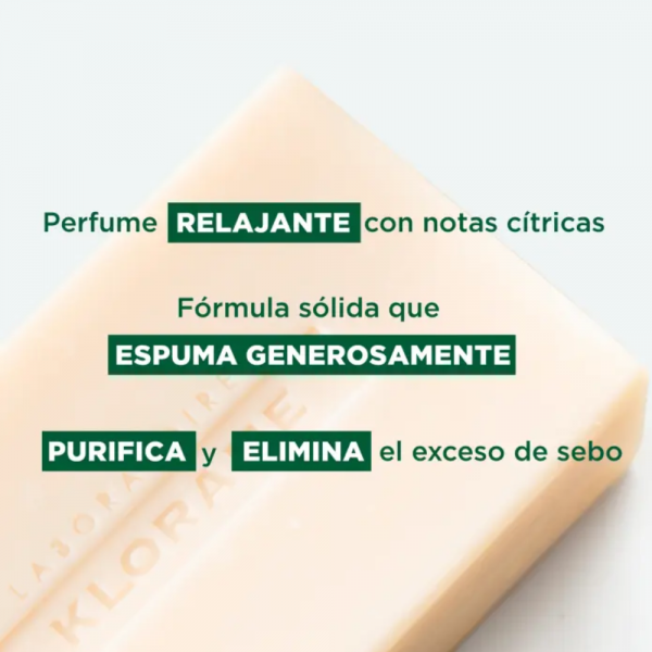 Champú Sólido a la Cidra, 80 g. - Klorane