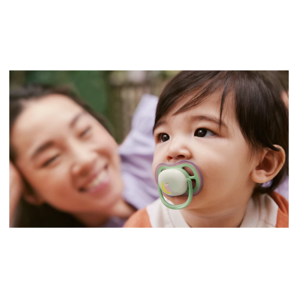 Chupete Ultra Air Nighttime, Niña 6-18 Meses. - Philips Avent