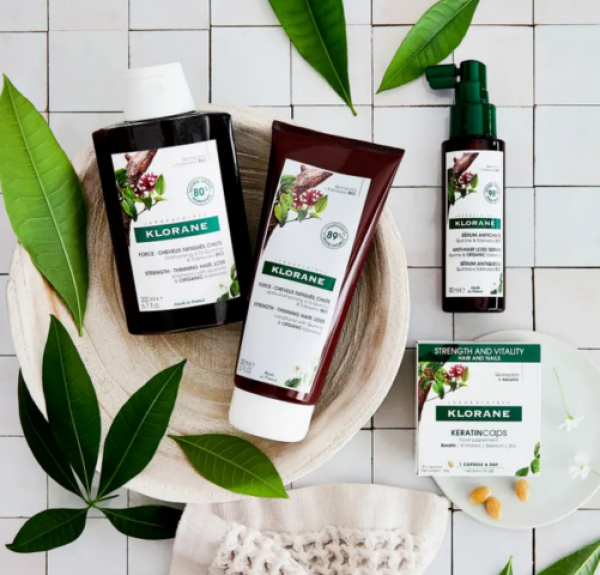 Champú a la Quinina y Edelweiss BIO, 200 ml. - Klorane 