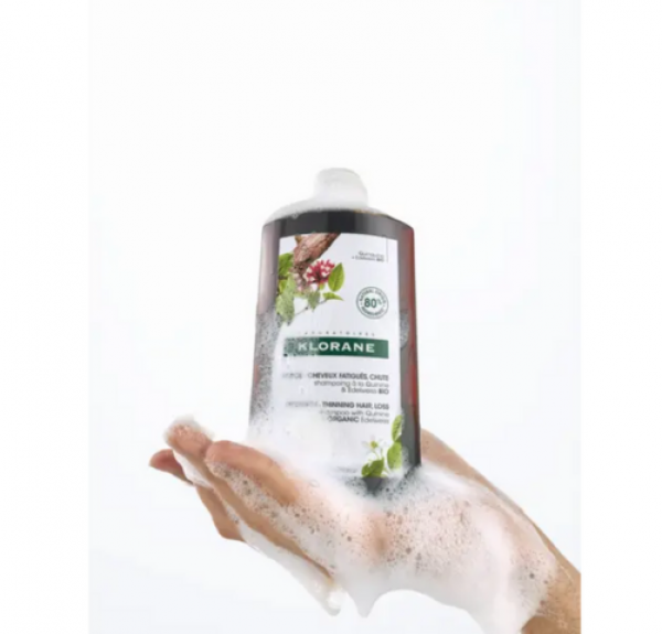 Champú a la Quinina y Edelweiss BIO, 200 ml. - Klorane 
