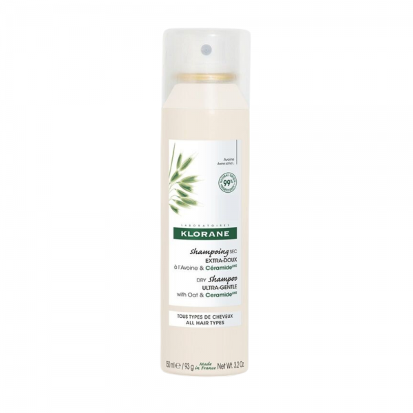 Champú Seco a la Leche de Avena y Ceramidesᴸᴵᴷᴱ, 150 ml. - Klorane