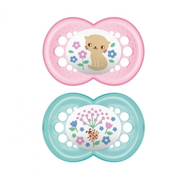 Chupete Original Niña, 6+ meses, 2 uds. - MAM