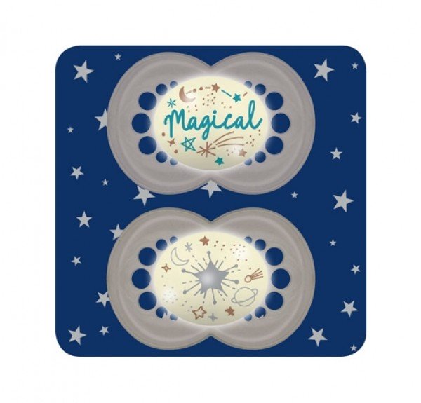 Chupete Original Night, Neutro, 16+ meses, 2 uds. - MAM
