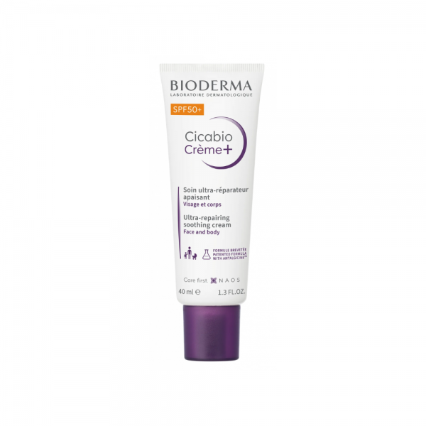 Cicabio Crema+ SPF 50+, 40 ml. - Bioderma