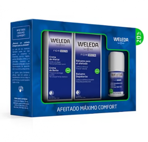 Cofre Masculino Rutina Afeitado Máximo Comfort. - Weleda