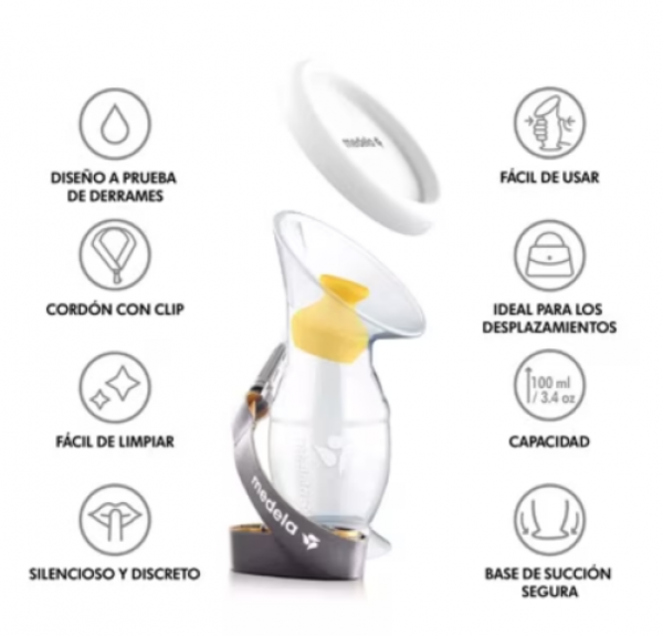 Colector De Leche Materna De Silicona. - Medela