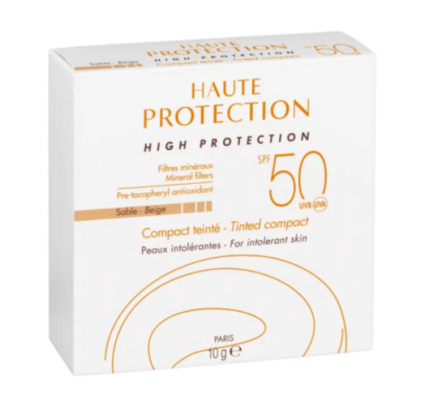Compacto Color Alta Protección SPF50 Arena, 10 g.- Avene.