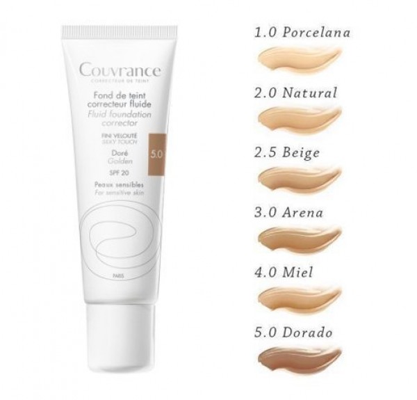 Couvrance Maquillaje Fluido Tono (05) Bronceado, 30 ml. - Avene