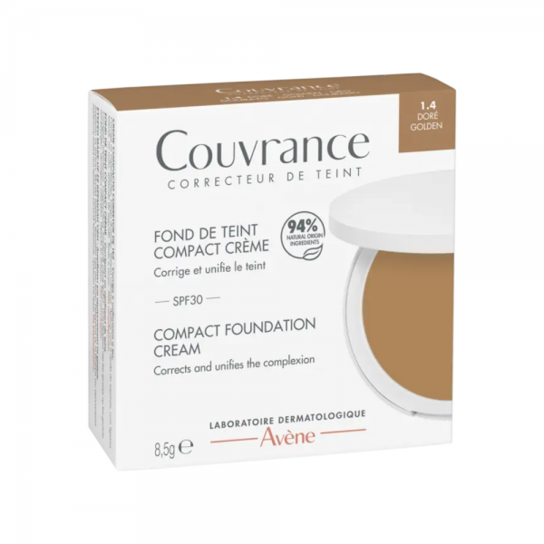 Couvrance Base de Maquillaje Crema Compacta (1.4) Dorado , 8.5 g. - Avene