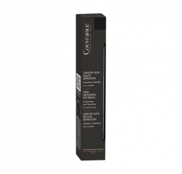 Couvrance Lápiz de Ojos de Alta Definición Negro, 3 g.- Avene