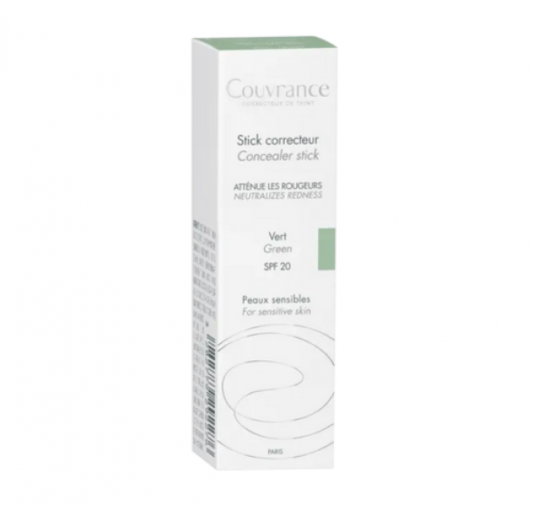 Couvrance Stick Corrector Color Verde, 3.5 gr. - Avene
